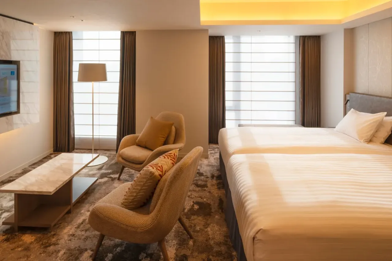 ห้อง Club Luxury Twin ของ Hotel Emion Sapporo