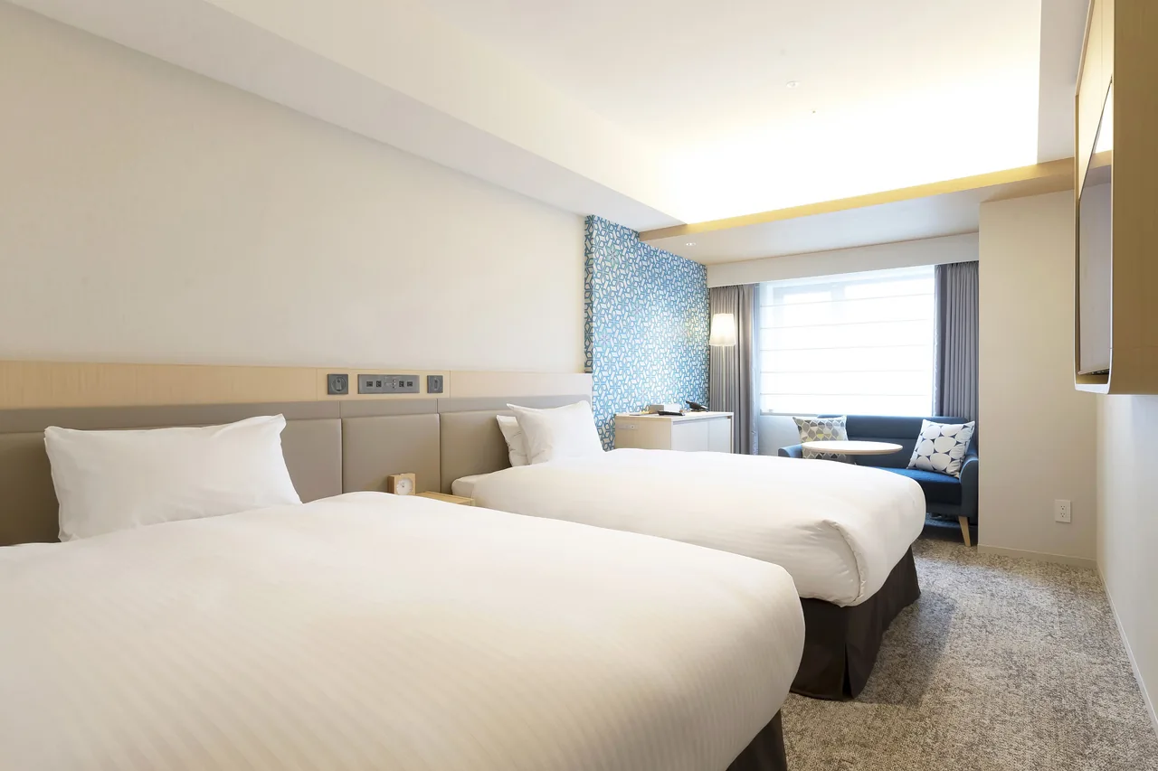 ห้อง Standard Twin ของ Hotel Emion Sapporo