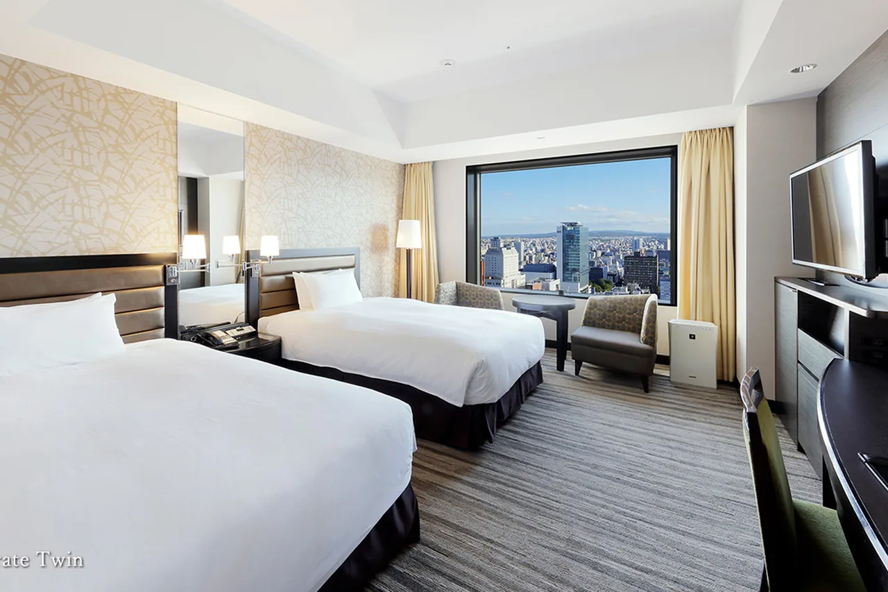 ห้องพัก Moderate Twin ของ JR Tower Hotel Nikko Sapporo