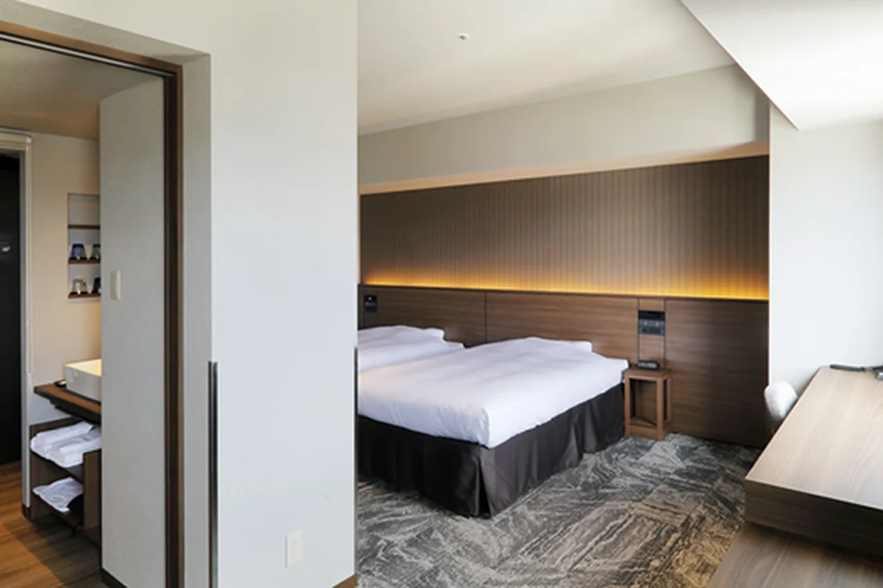ห้อง Premier Twin ของ JR Inn Hakodate