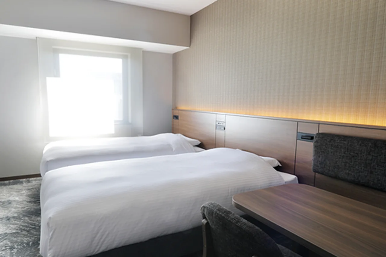 ห้อง Twin ของ JR Inn Hakodate