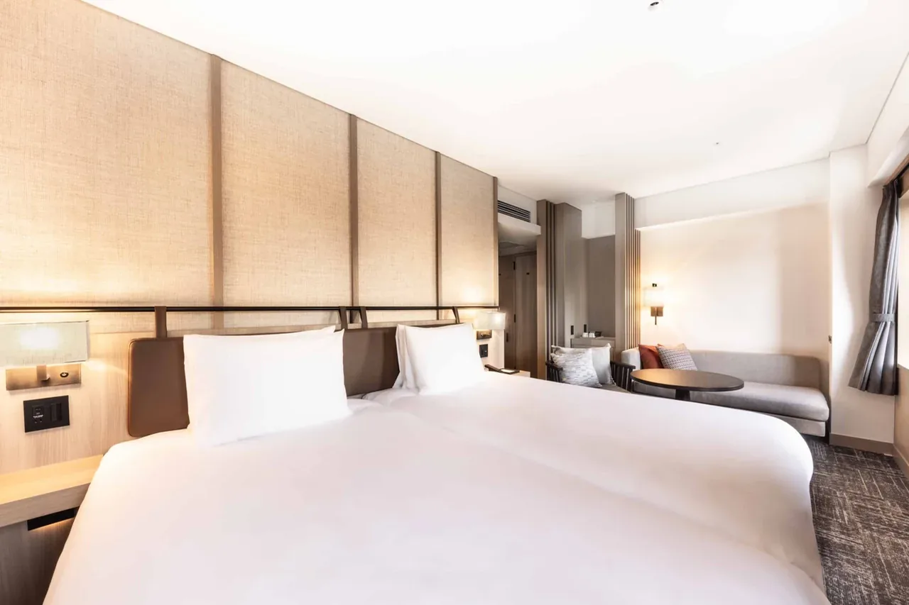 ห้อง Deluxe Twin ของ Nozo Hotel