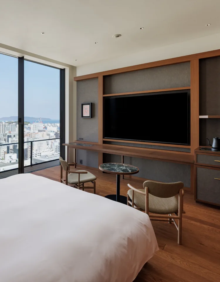 ห้องพัก ONE FUKUOKA HOTEL ขนาดหลักเริ่มประมาณ 35 ตร.ม. ควรเลือกจากรูปแบบการใช้พื้นที่ ไม่ใช่แค่ terrace