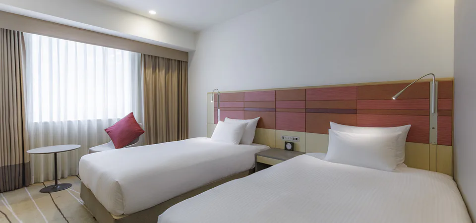 JR KYUSHU HOTEL Blossom Hakata Chuo Superior Twin ขนาด 25 ตารางเมตร