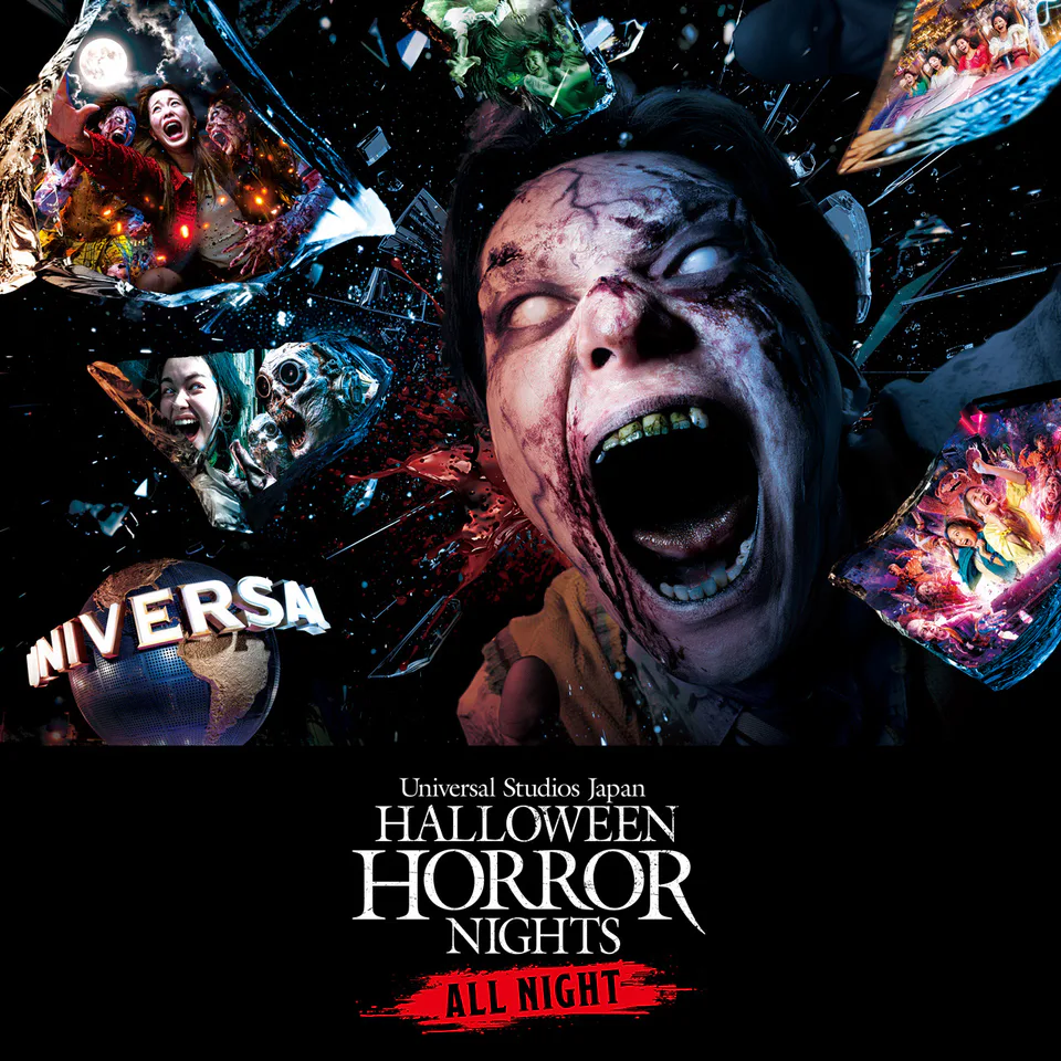ภาพหลักของกิจกรรมอย่างเป็นทางการ USJ Halloween Horror Nights All Night 2026