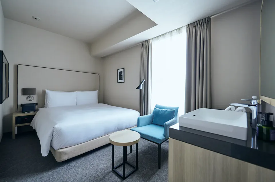 ห้องพักของ NOHGA HOTEL UENO TOKYO สำหรับใช้เปรียบเทียบพื้นที่กับสัมภาระ
